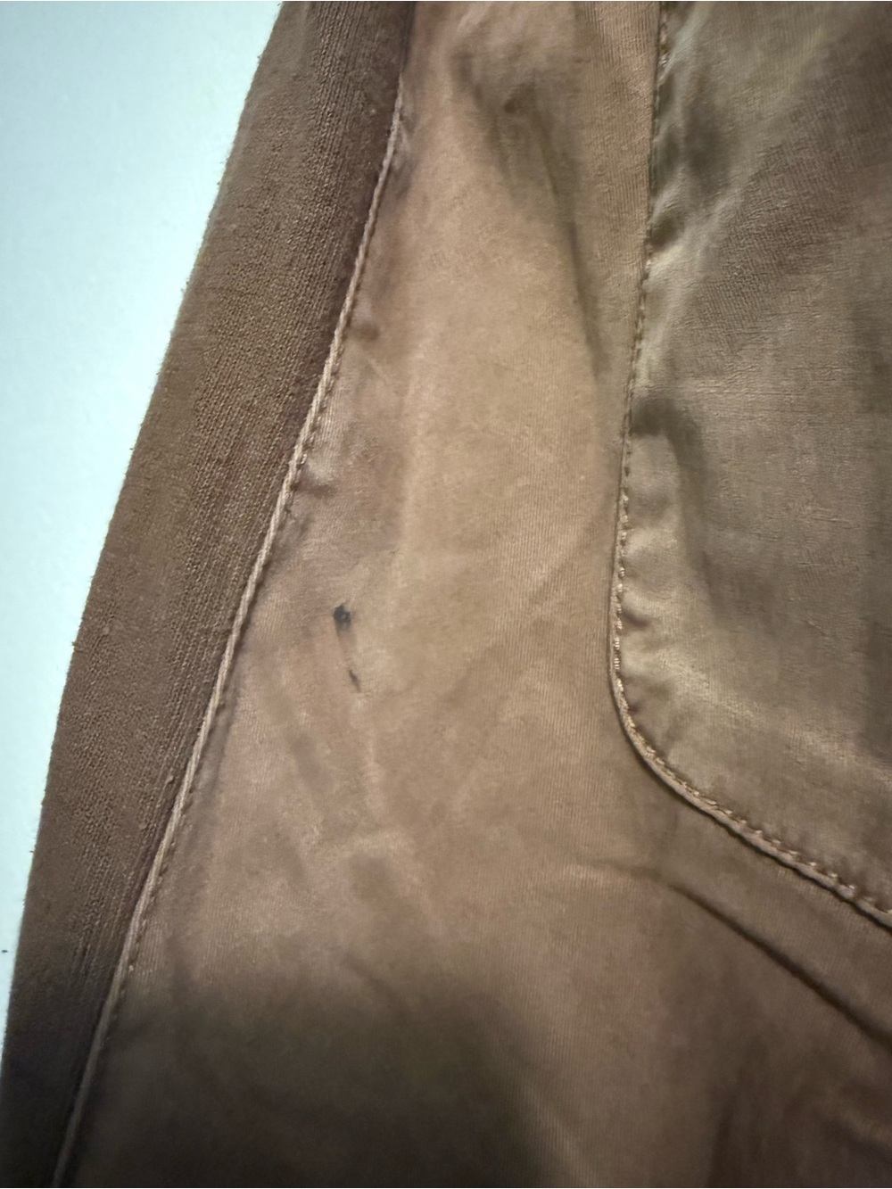 Time and Tru Brown Drawstring Capri Pants - Picture 7 of 9